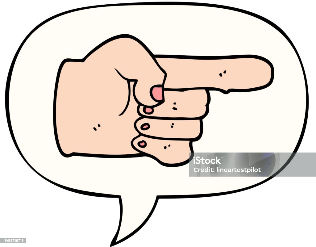 Ilustración de Dibujo Animado Apuntando Con La Mano Con Burbuja De Diálogo y más Vectores Libres de Derechos de Arte - iStock Ilustración de Dibujo Animado Apuntando Con La Mano Con Burbuja De Diálogo y más Vectores Libres de Derechos de Arte - iStock