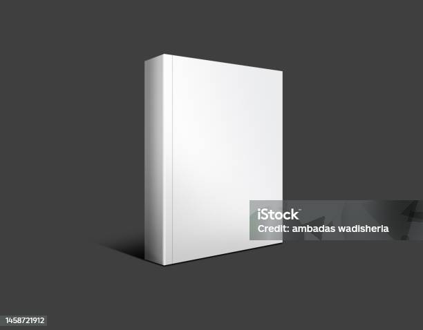 Blank Illustration Cover Of Magazine Catalogue Books Diary Note Book Mockup Empty Mockup On Isolated Dark Background 3d Illustrating Mock Up Template Ready For Your Design Stock Photo - Download Image Now