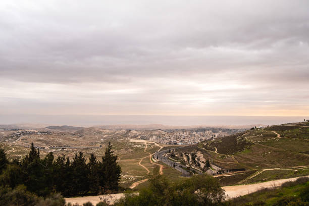 Mount of Olives, Jerusalem, Israel - November 11, 2021; The Mount of Olives in Jerusalem is a landmark, located next to the Old City of Jerusalem. The landmark dates back to biblical times and is important to both Jews and Christians.