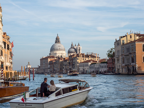October 31, 2022 - Venice, Italy: The grand canal in Venice at daytime. Tourism concept.
