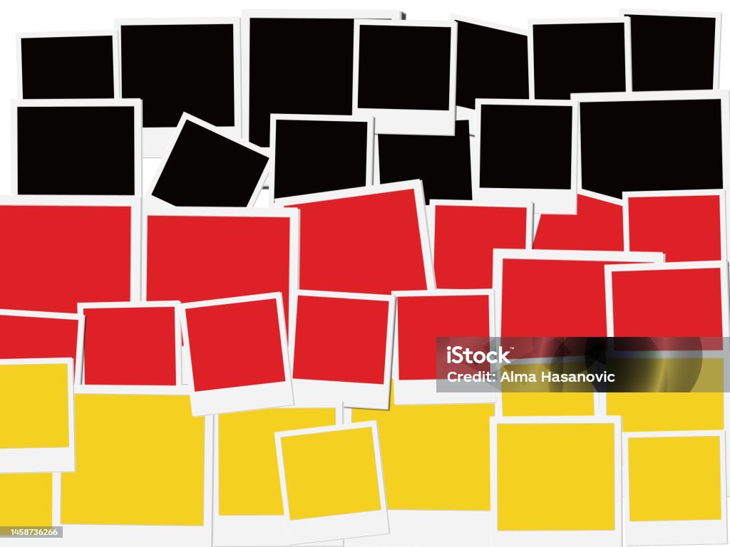 An illustration of the flag of Germany Auto Racing Stock Photo