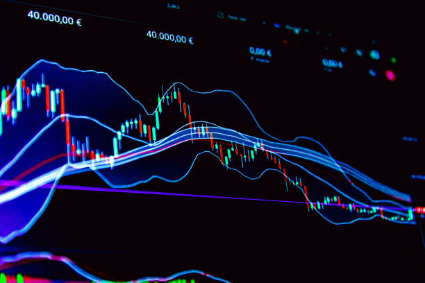 istock Data analyzing charts.Graph to find out the result in trading market.Working set for analyzing financial statistics and analyzing market data.Dark black background. 1458736761