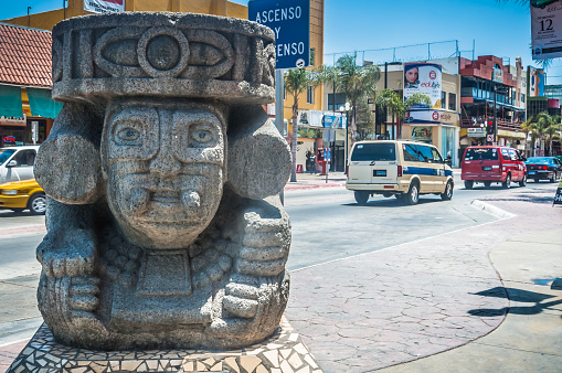 Tijuana, Mexico - AUGUST 2, 2012 - Streets of Border of the United States and Mexico in San Diego, California