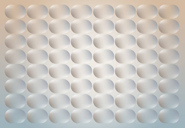 Abstract Background with Circle Shapes and Color Gradients