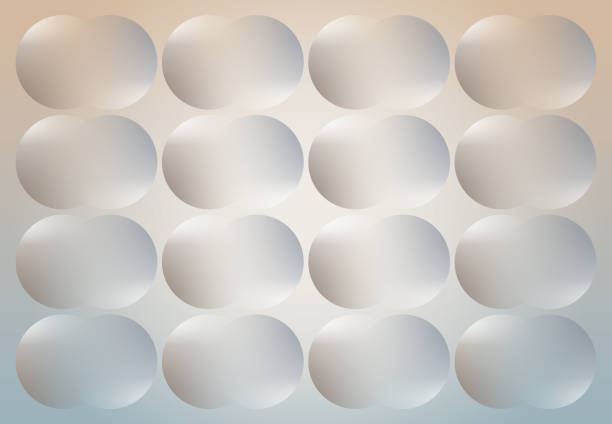 Abstract Background with Circle Shapes and Color Gradients