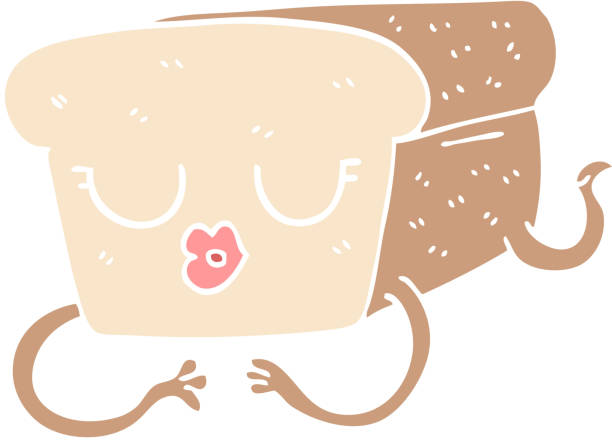istock cartoon doodle loaf of bread 1458783007