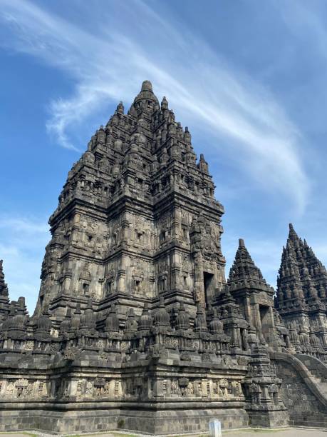 tempio di prambanan - prambanan temple foto e immagini stock