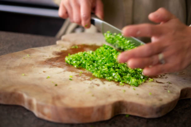 cut green onions
