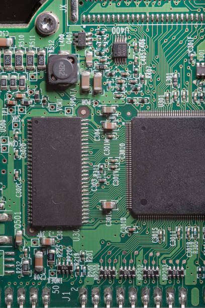 istock Close up of a circuit board 1458793701