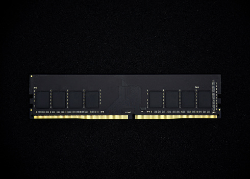 Computer Ram Bar Images Black Ram Bar On A Black Background Computer Ram Stock Photo - Download ...