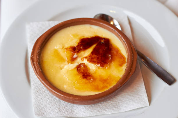 istock traditional catalan dessert cream with caramelized sugar on top 1458800581