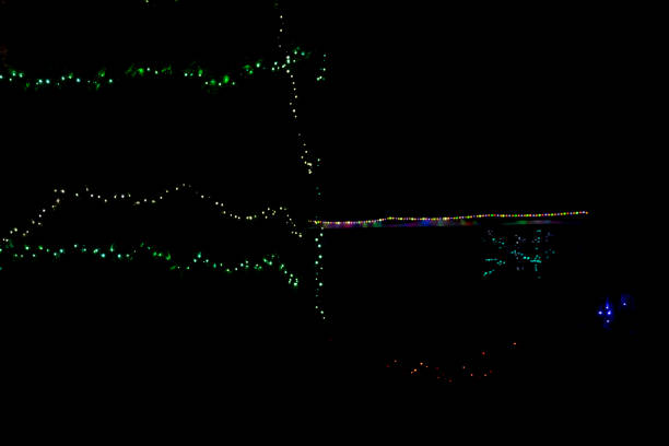 istock Christmas lights around a house doorway 1458805310