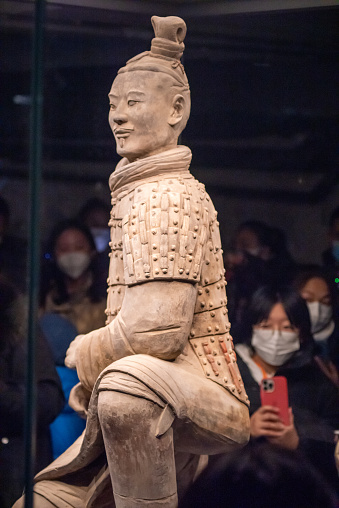 Xi'An,ShaanxiChina-Jan 16 2023 :The Terracotta Army or the \