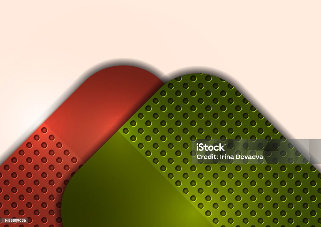 Perfaration Vector Abstract Design Square Round Background Perforation Vector Stock ...