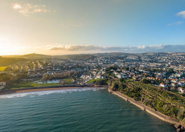 istock Goodrington Sands Beach and Roundham Head in Paignton 1458813754