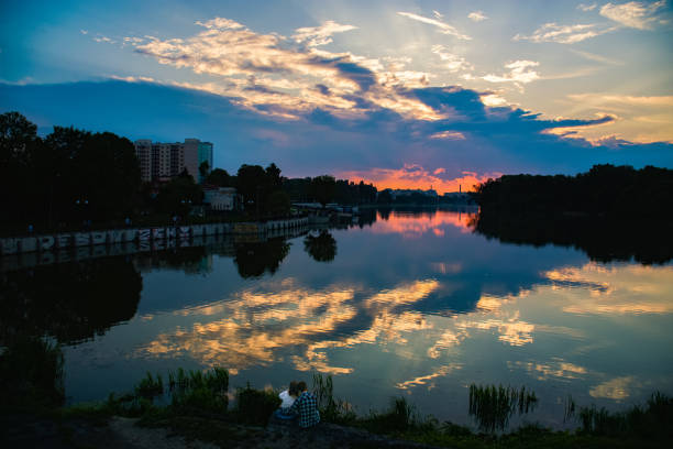 istock A beautiful sunset over the Southern Bug River 1458818036