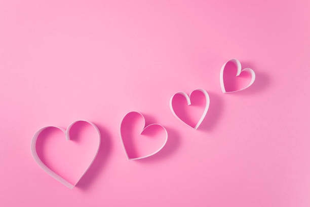 istock Heart Shaped Papers for Valentine's Day 1458818913
