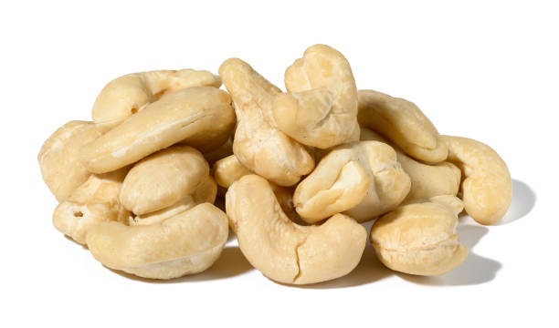 istock A bunch of cashew nuts on a white isolated background 1458820619