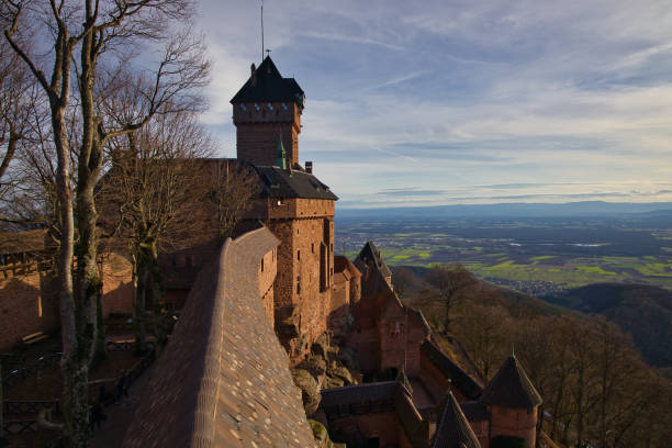 istock Hohkoenigsbourg hill top panoramic view 1458823137
