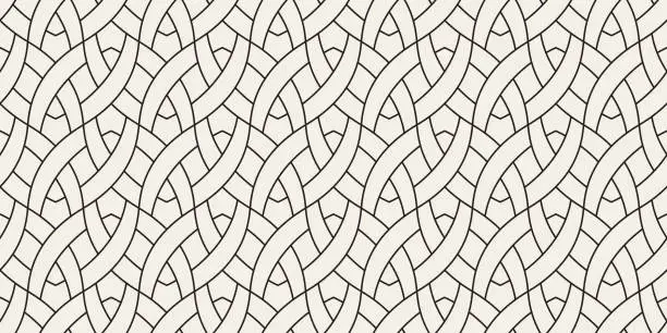 Vector illustration of Seamless Geometric Vector Pattern Celtic Knot