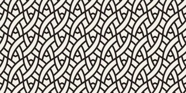 Vector illustration of Seamless Geometric Vector Pattern Celtic Knot