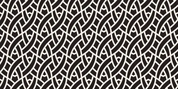 Vector illustration of Seamless Geometric Vector Pattern Celtic Knot