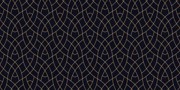 Vector illustration of Seamless Geometric Vector Pattern Celtic Knot