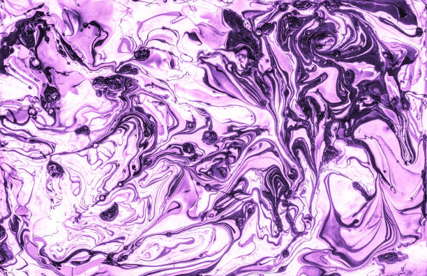 istock Magenta Dyed Ink Textile, Purple Abstract Textile . Light Modern Organic Brush, Paint Fluid. Liquid Fuchsia, Geometric Purple Aquarelle Paintbrush 1458832269
