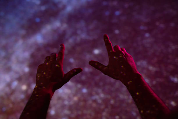 istock Enjoying night sky and Milky Way stars. 1458836972