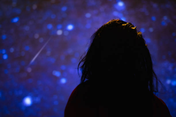 istock Enjoying night sky and Milky Way stars. 1458836989