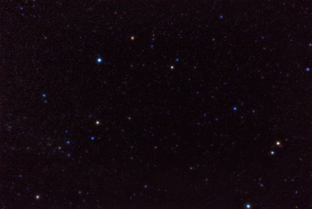 Milky Way stars and constellations on evening sky.