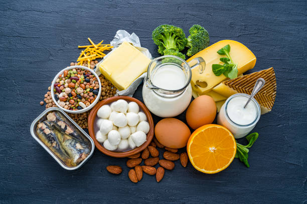 istock Calcium rich foods for healthy diet 1458842018
