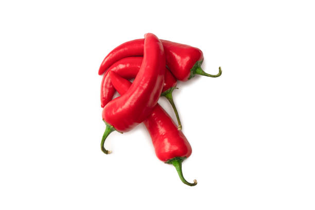 istock Red hot chili pepper isolated on a white background. 1458846979