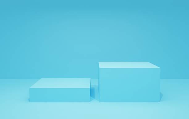 istock Clean product pedestal or podium, luxury mockup, 3d render 1458854185