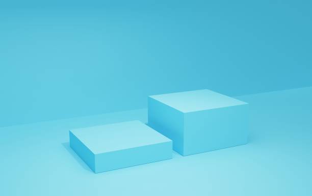 istock Clean product pedestal or podium, luxury mockup, 3d render 1458854209