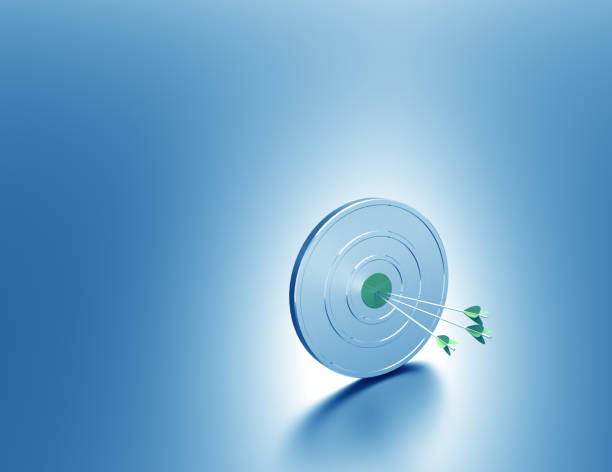 istock Success And Accuracy Concept -Dartboard and Arrows 1458854328