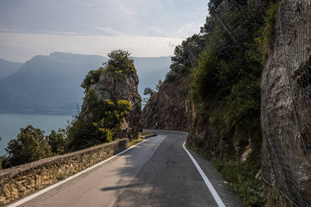 istock Mountain scenic road on Lake Garda 1458858499