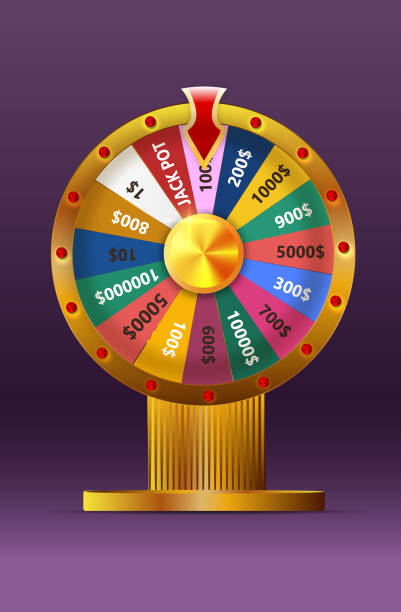 istock Fortune wheel vector illustration for gambling background and lottery win concept. Wheel fortune for game and win jackpot. 1458861006