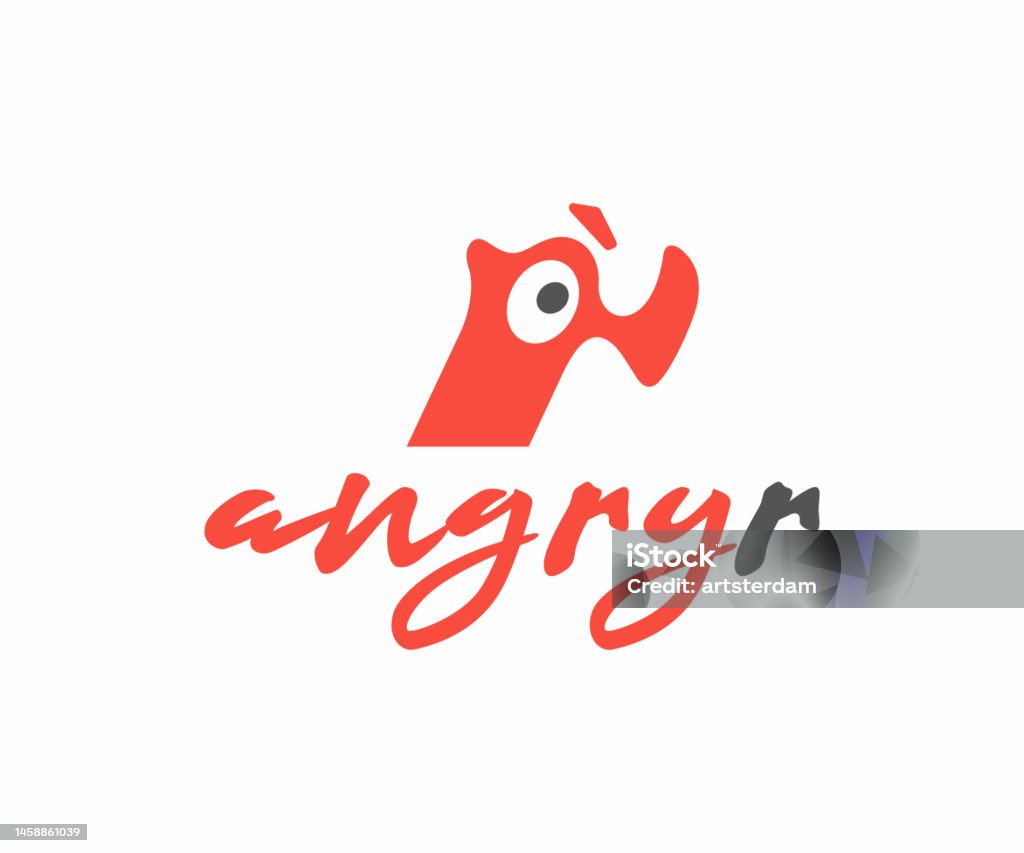 Funny Looking R Angry R Graphic Design Humor R Letter Character Logo Design Comic ...