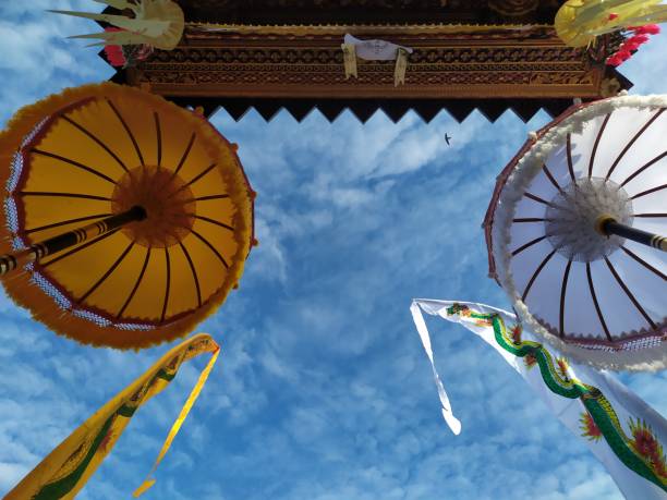 istock Umbrella of balinese culter 1458865326