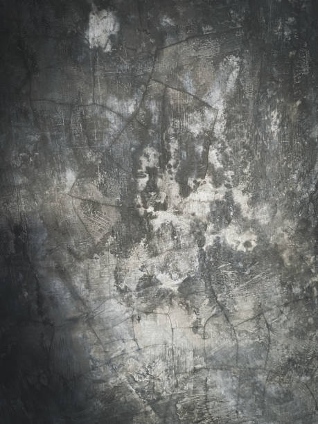 istock Grunge dark marble stone background with gray cracks abstract vintage style 1458865671