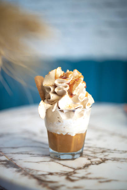 istock Cup of cappuccino with latte 1458870834