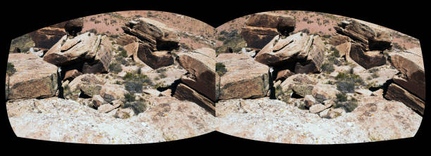 istock Newspaper Rock Arizona Stereoscopic VR 1458871500