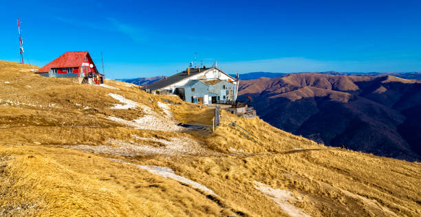 istock Ski resort without snow on January 2nd, 2023. 1458875422