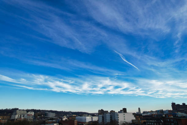 istock Beautiful Sky with Clouds During Sunset Time 1458879024