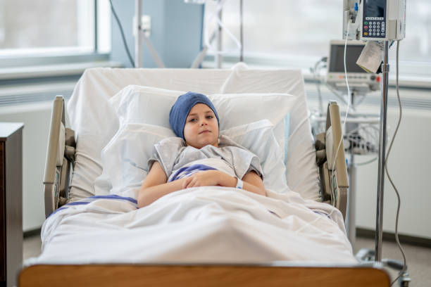 istock Young Oncology Patient in the Hospital 1458893146