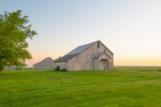 istock Old Weathered Barn-Tipton County, Indiana 1458893736