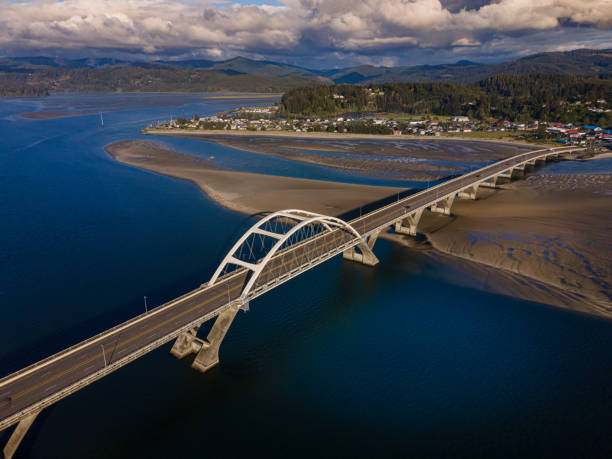 istock Drone Aerial Alsea Bay Bridge Oregon Central Coast Highway 101 1458895214