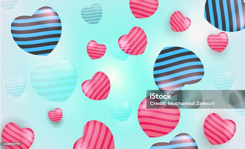 Romatic Background Vector Romantic Background Stock Illustration - Download Image Now - Abstract ...