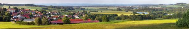 istock Rudolec village and Bohdalov village, panoramic view 1458908662